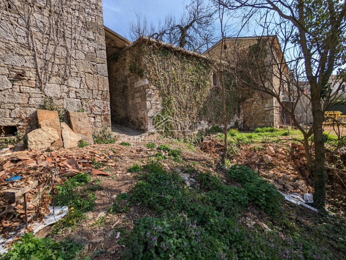 Una storia autoctona istriana con edifici da ristrutturare e tanto potenziale