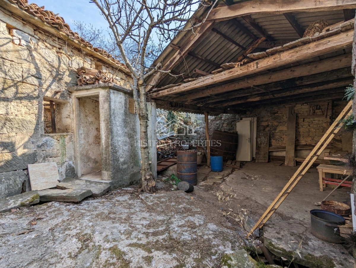 Una storia autoctona istriana con edifici da ristrutturare e tanto potenziale