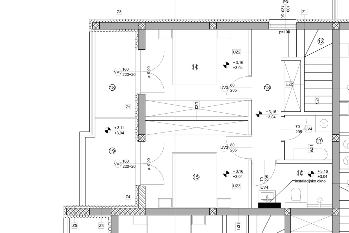 Appartamento su due piani - angolare con giardino