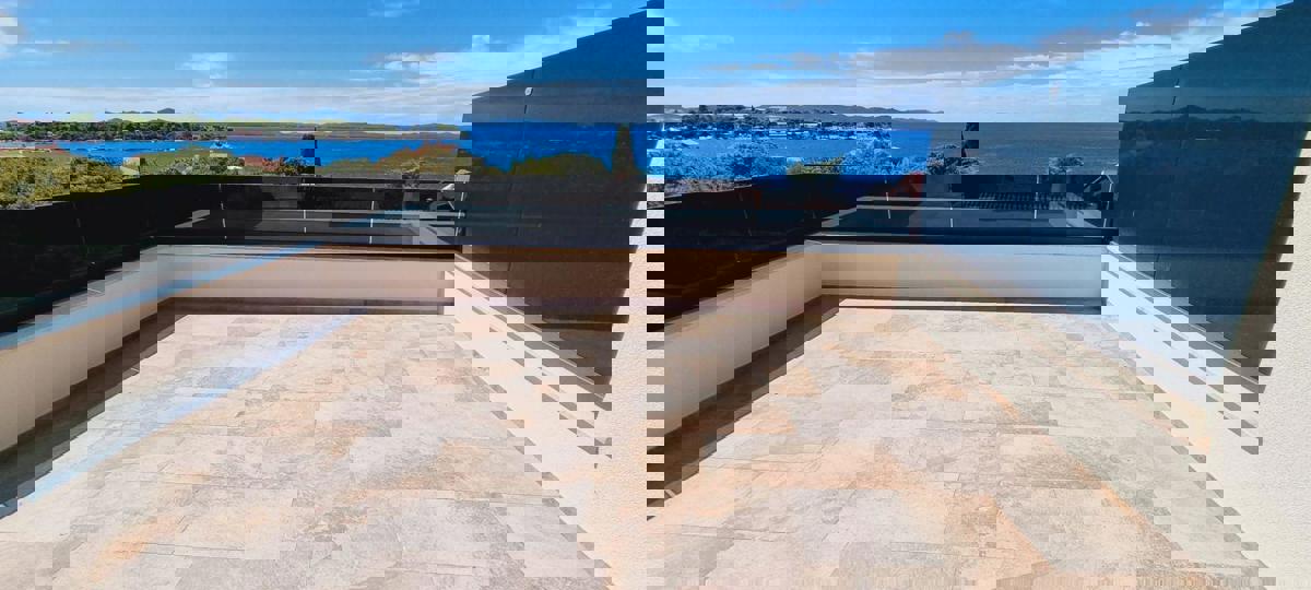 Petrčane nuova costruzione - vista panoramica sul mare