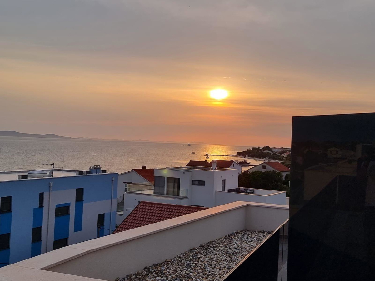 Petrčane nuova costruzione - vista panoramica sul mare