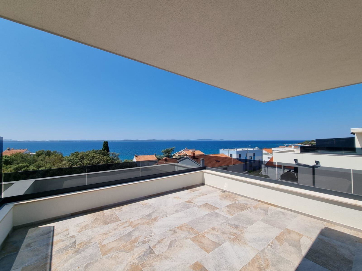 Petrčane nuova costruzione - vista panoramica sul mare