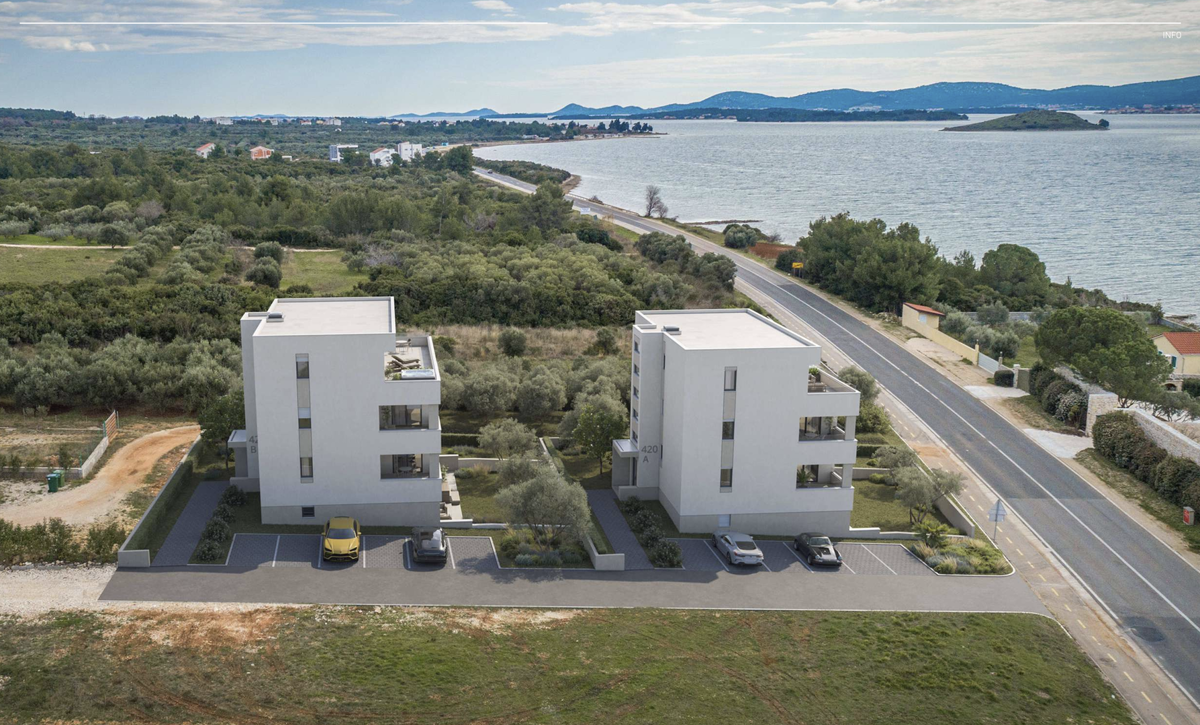 In vendita – appartamenti moderni con vista mare, a 80 m dalla spiaggia!