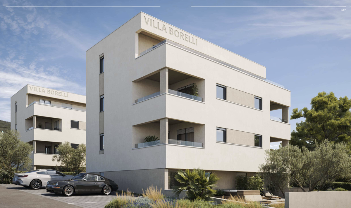 In vendita – appartamenti moderni con vista mare, a 80 m dalla spiaggia!