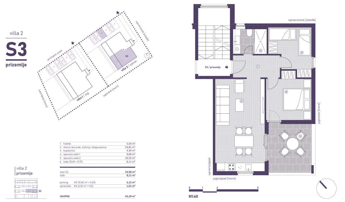 In vendita – appartamenti moderni con vista mare, a 80 m dalla spiaggia!