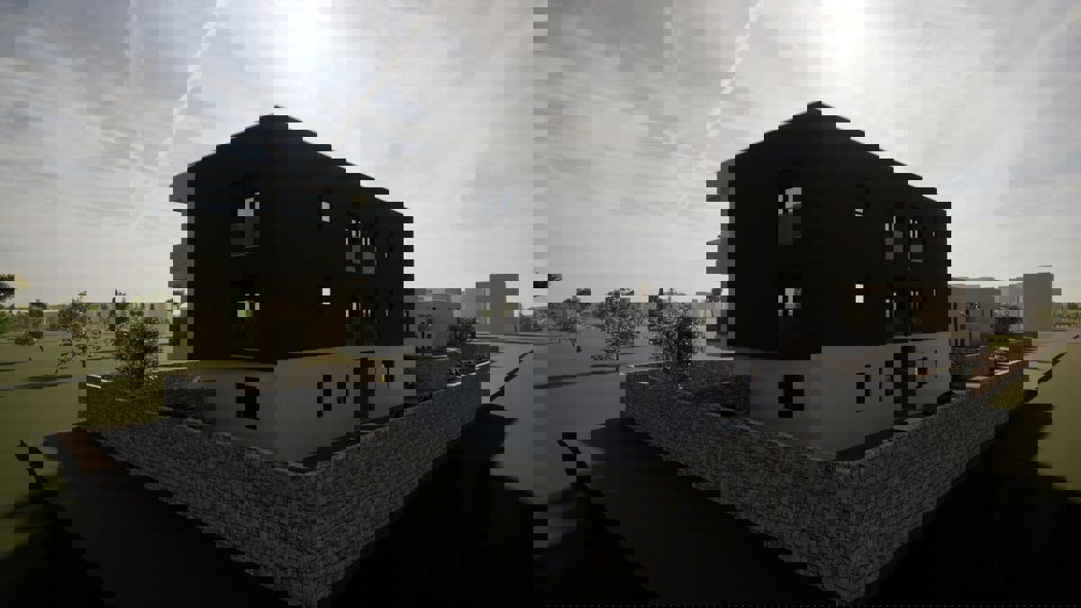 Appartamento con giardino, nuova costruzione