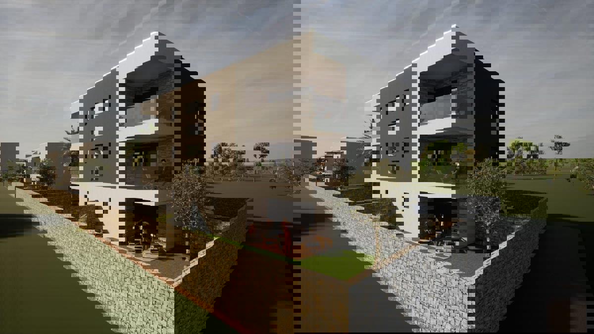 Appartamento con giardino, nuova costruzione