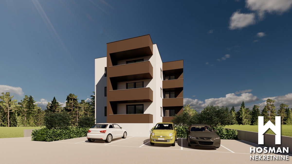 Nuova costruzione! Appartamento al 2° piano con vista mare – Višnjik