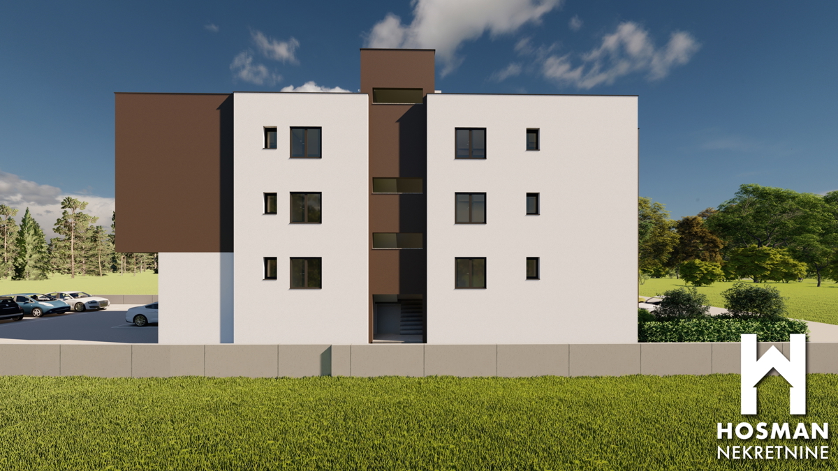 Nuova costruzione! Appartamento al 2° piano con vista mare – Višnjik