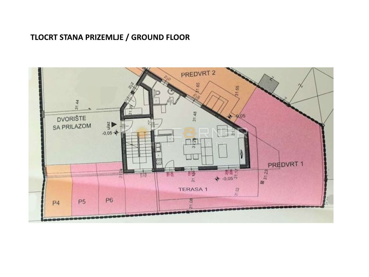 Appartamento Kaštanjer, Pula, 63,36m2