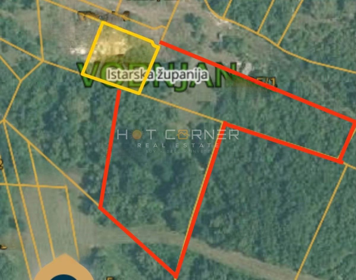 Vodnjan - terreno edificabile 1.000 m² + 7.000 m² terreno bonus!