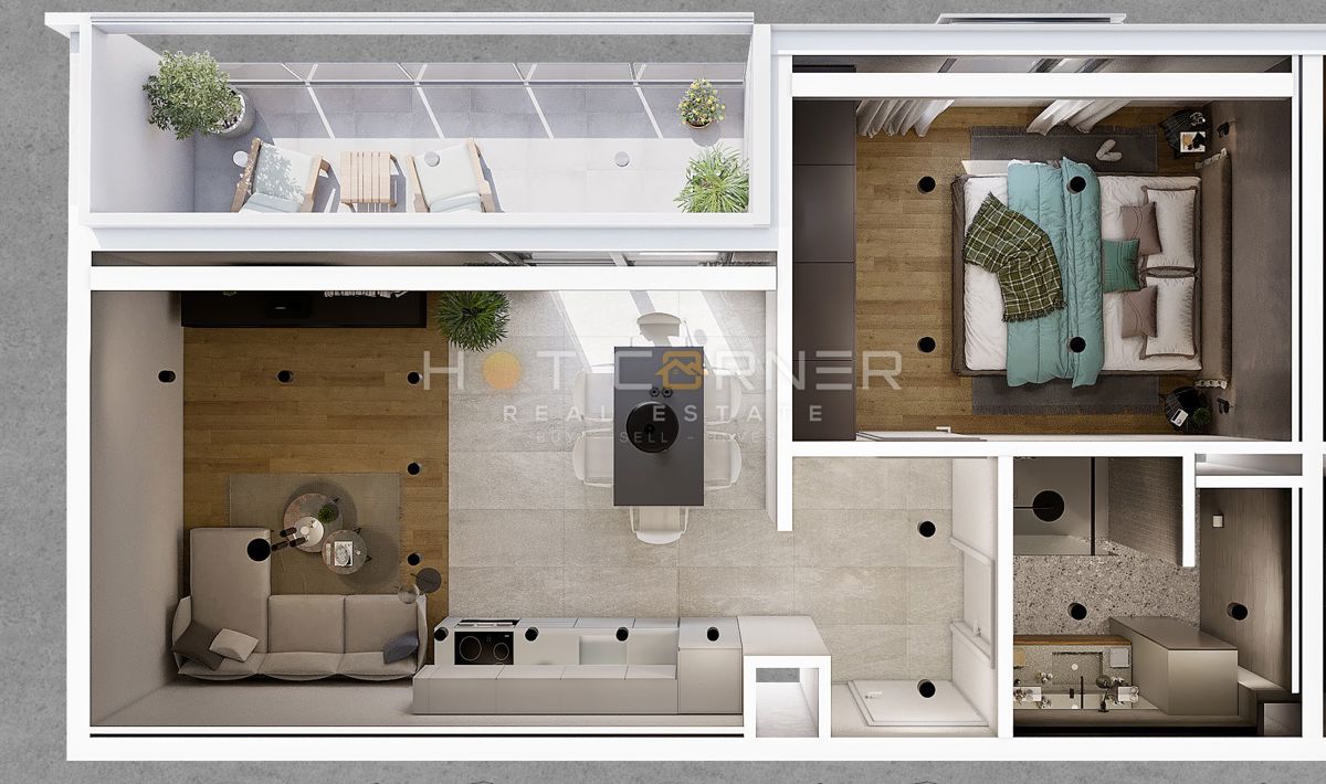 Appartamento Centar, Pula, 58,96m2