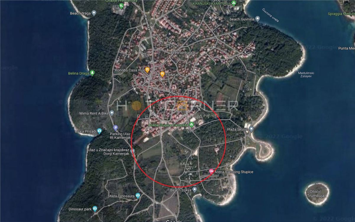 Terreno Premantura, Medulin, 1.020m2