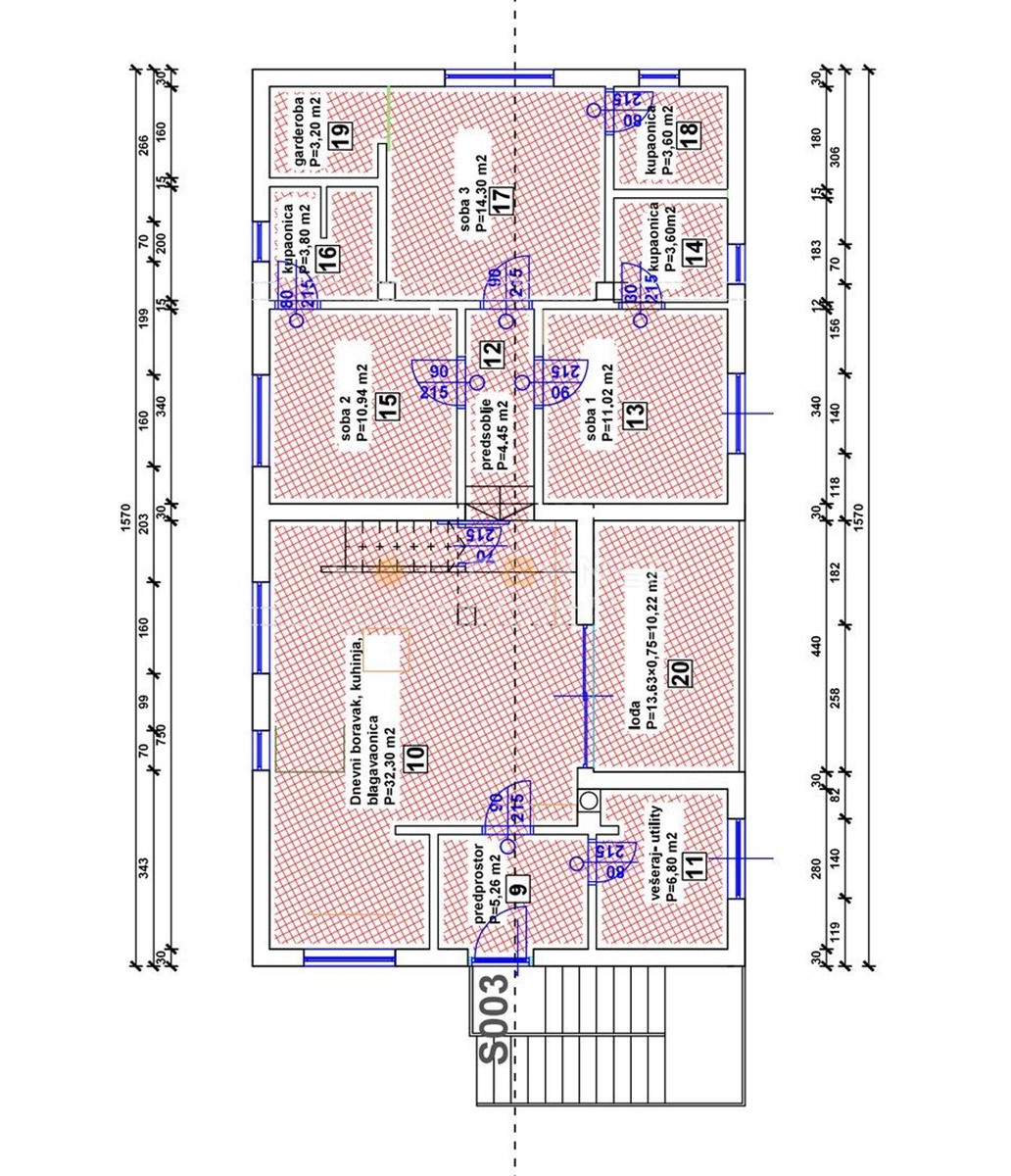 Appartamento Pomer, Medulin, 120m2