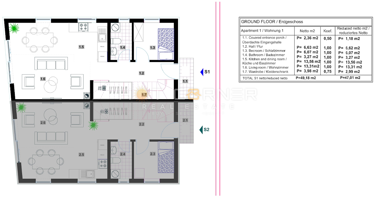 Appartamento Peroj, Vodnjan, 111m2