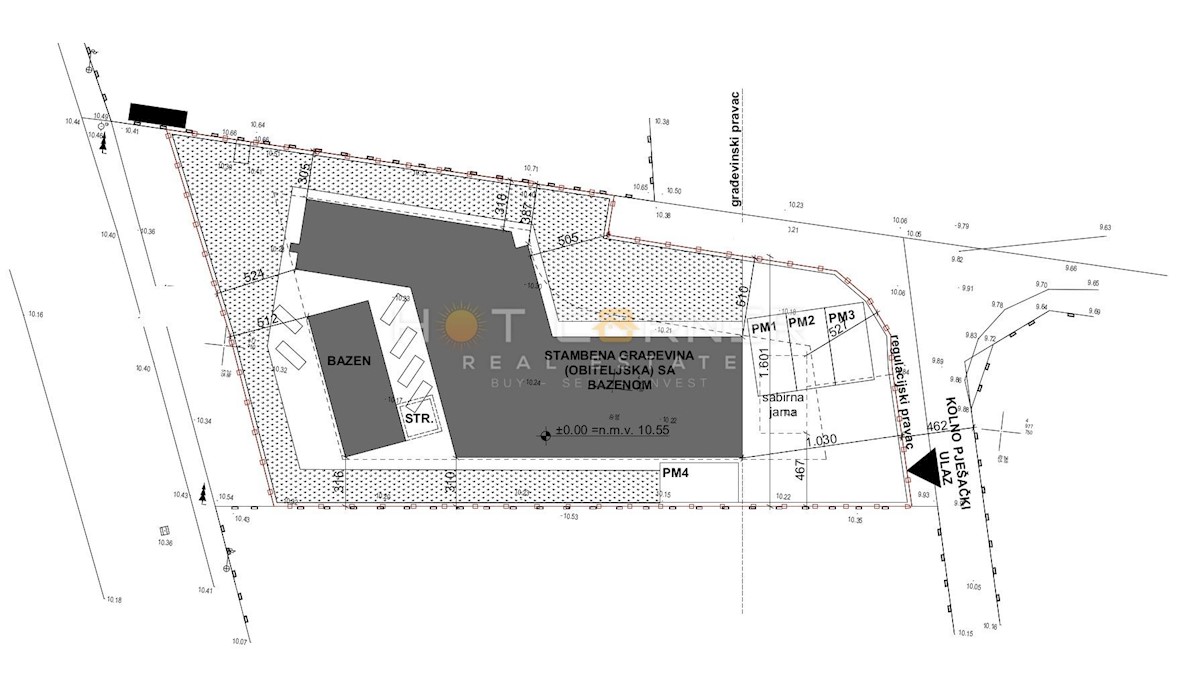 Terreno edificabile Valbandon, Fažana, 1.010m2