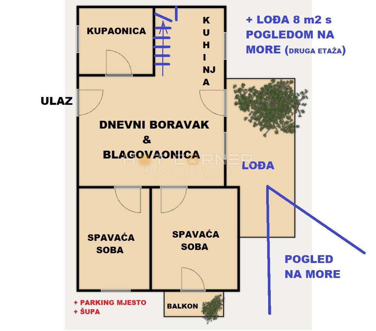 Appartamento Premantura, Medulin, 52m2