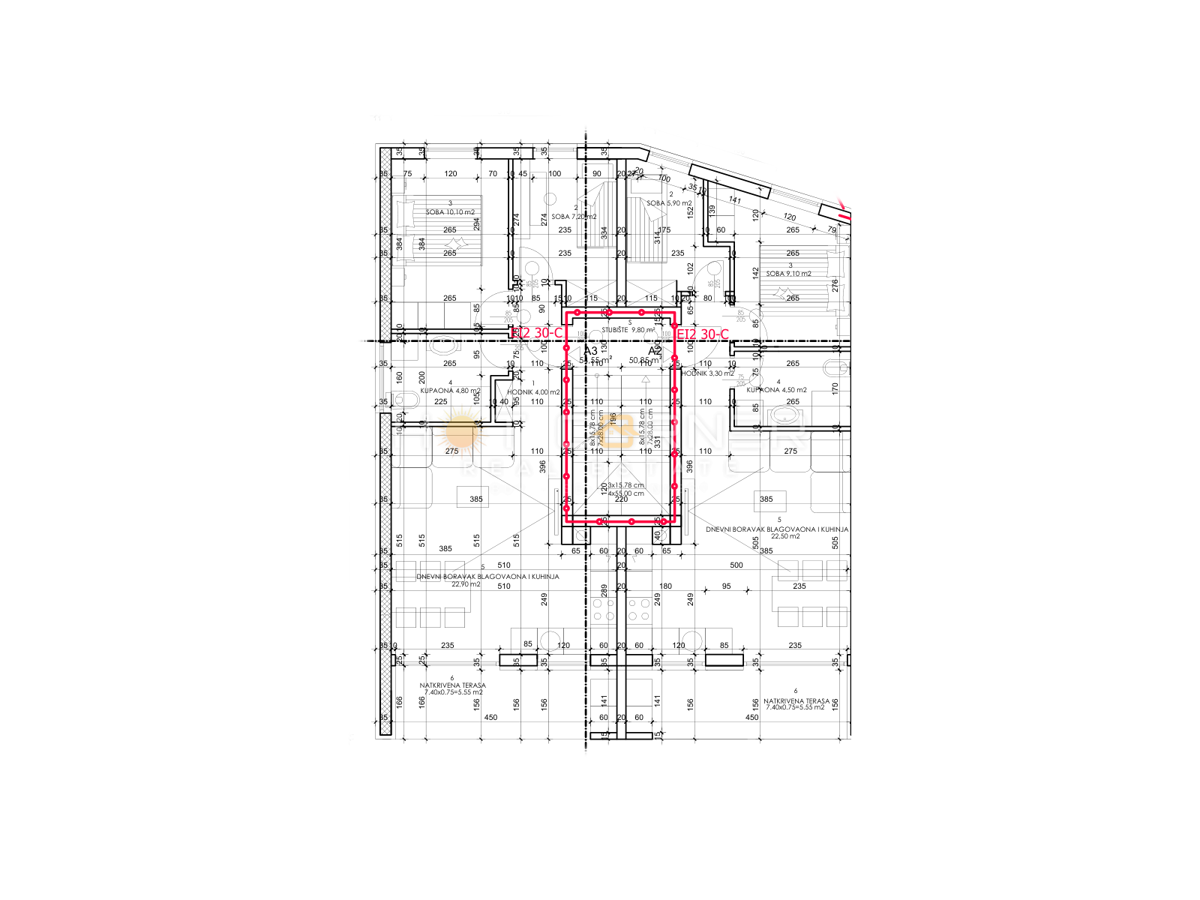 Appartamento Valdebek, Pula, 57m2