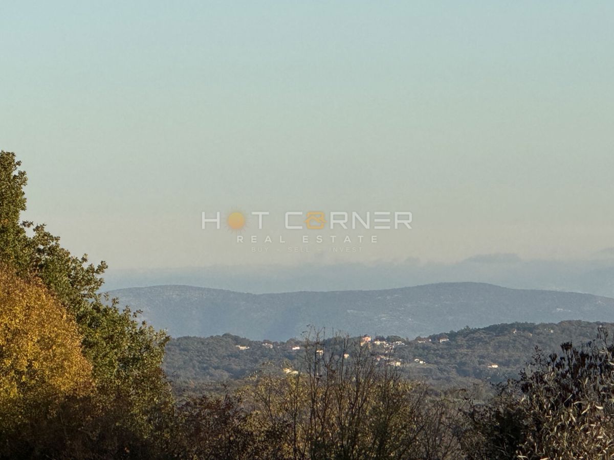 Barban, 4 terreni edificabili per la costruzione di 4 case vacanza, vista mare