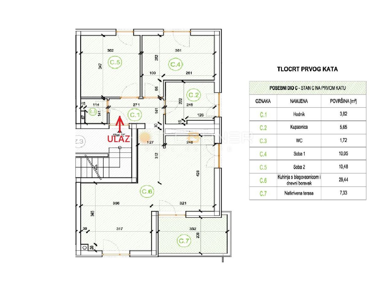 Appartamento Premantura, Medulin, 74m2