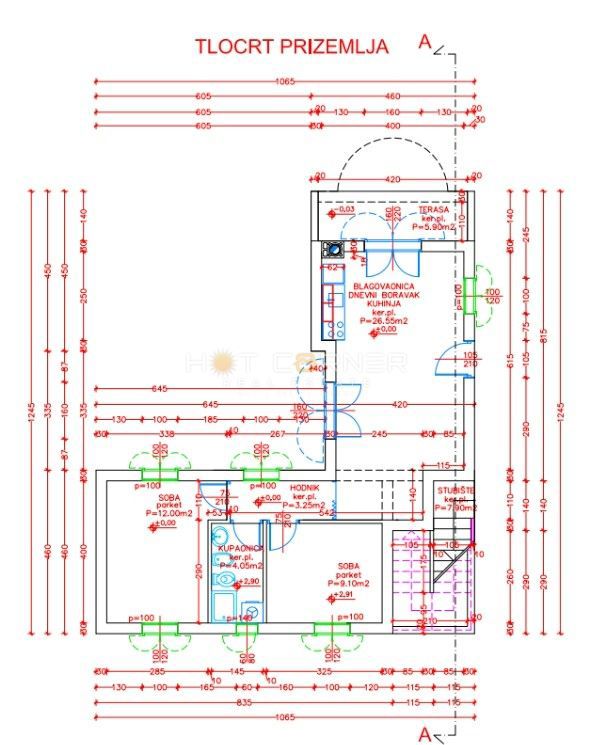 Appartamento Medulin, 75m2