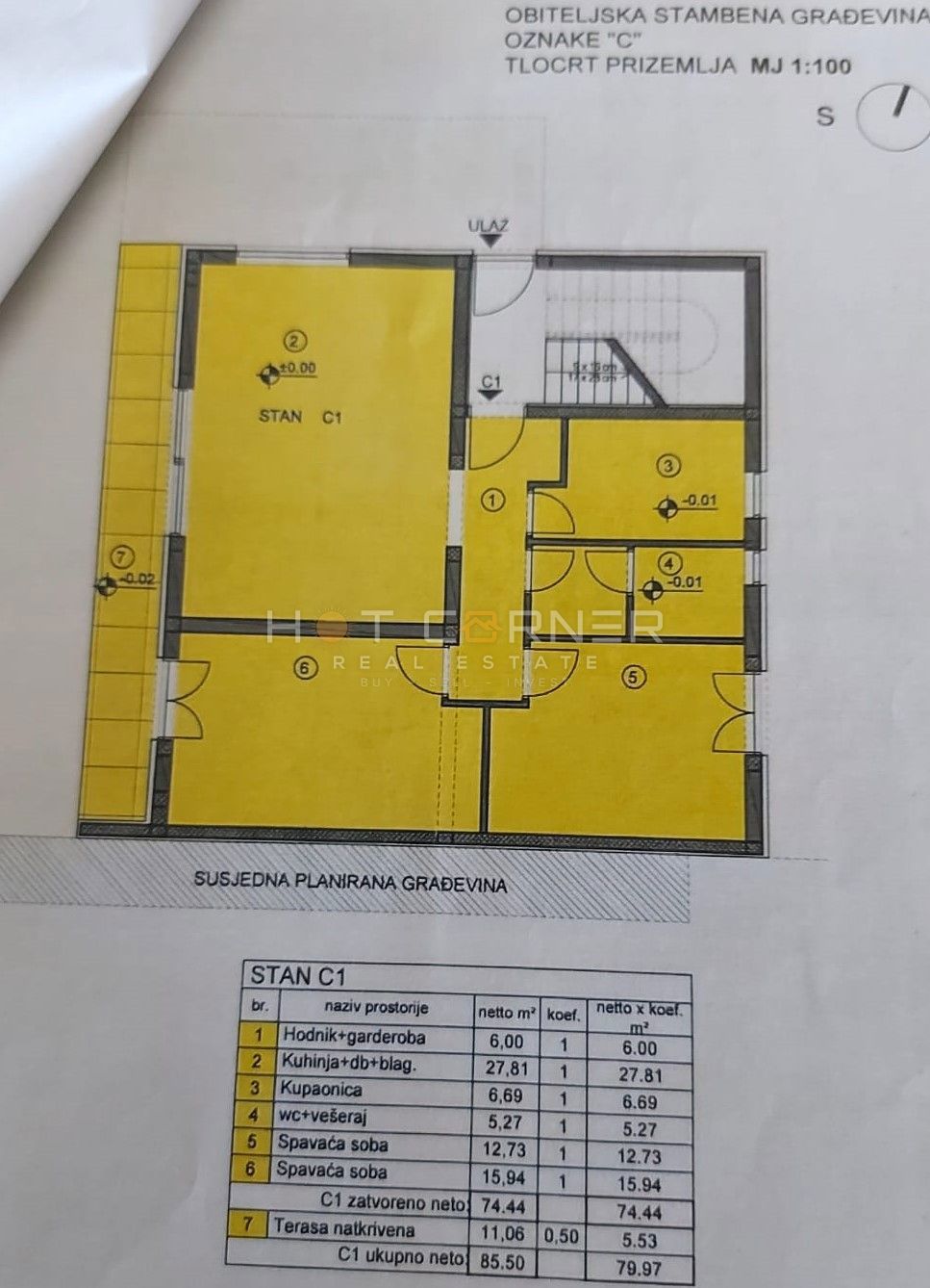 Medolino, appartamento moderno, nuova costruzione 92.92