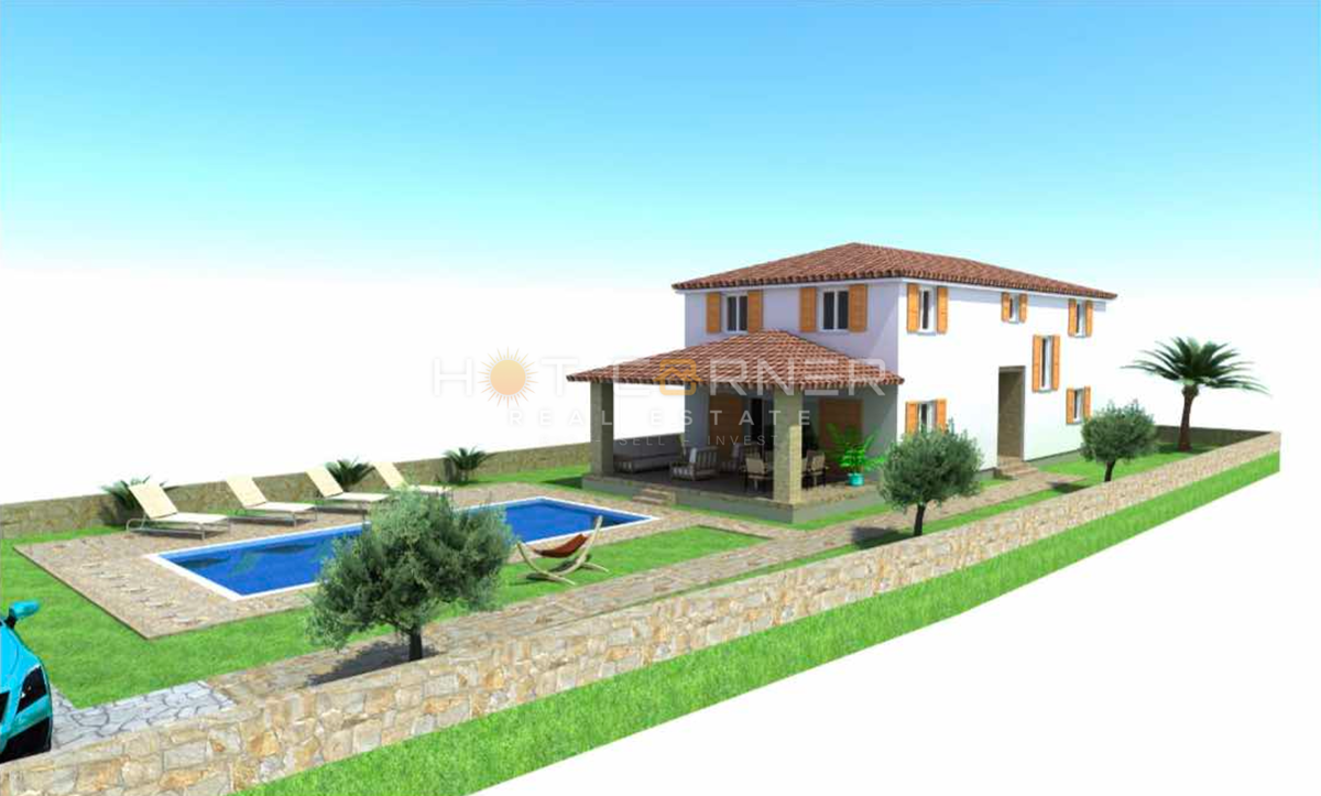 Terreno edificabile Barban, 800m2