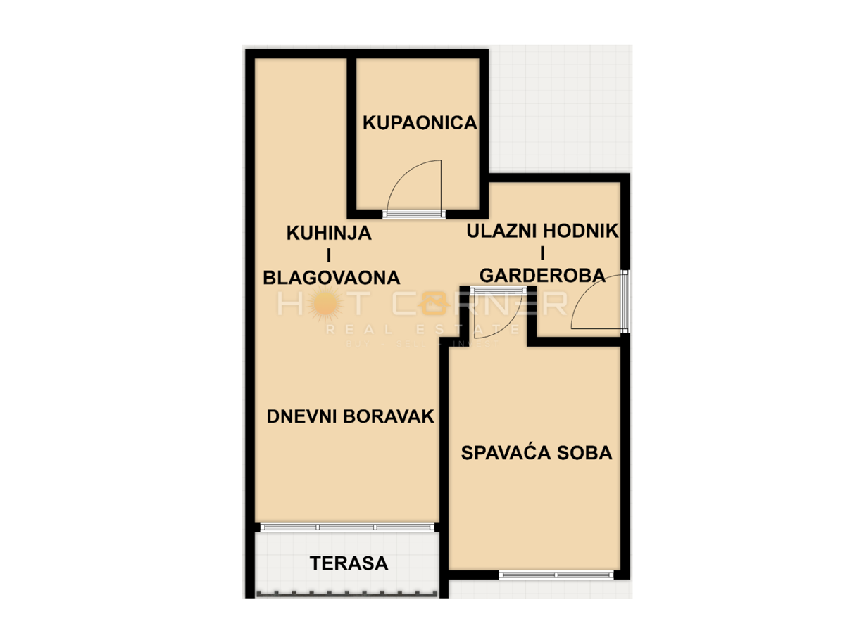 Appartamento Monvidal, Pula, 60m2