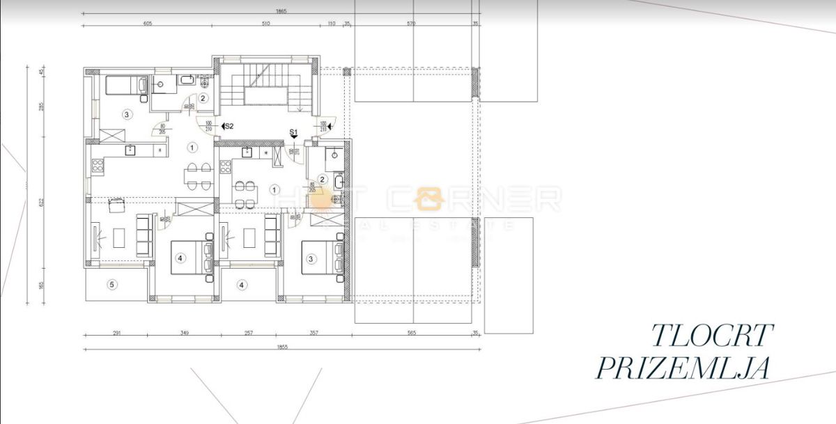 Pola, vicino alla foresta di Šijana, appartamento al piano terra con una camera e piccolo giardino
