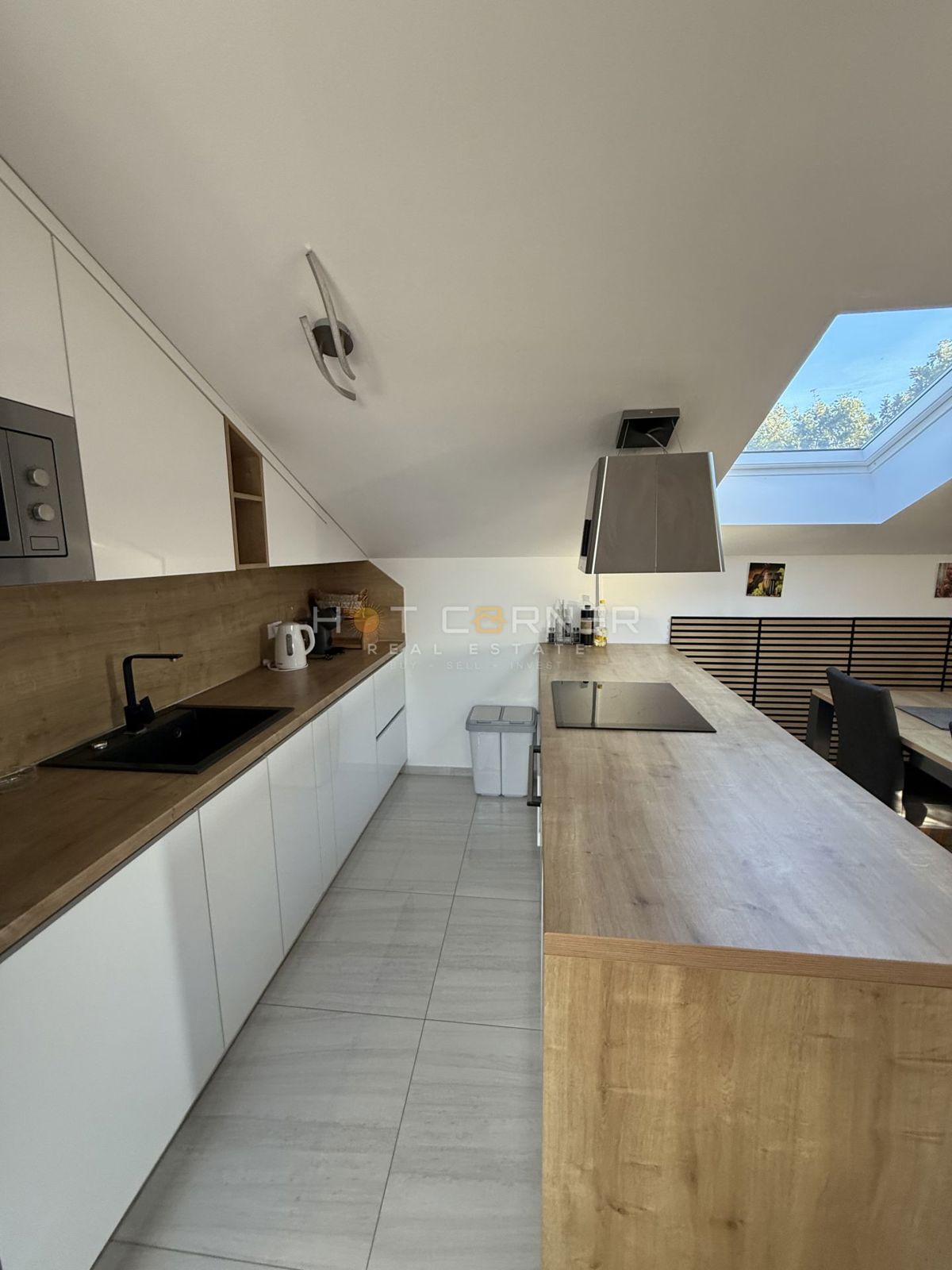 Medulin, penthouse, 1ª fila al mare, vista mare aperta