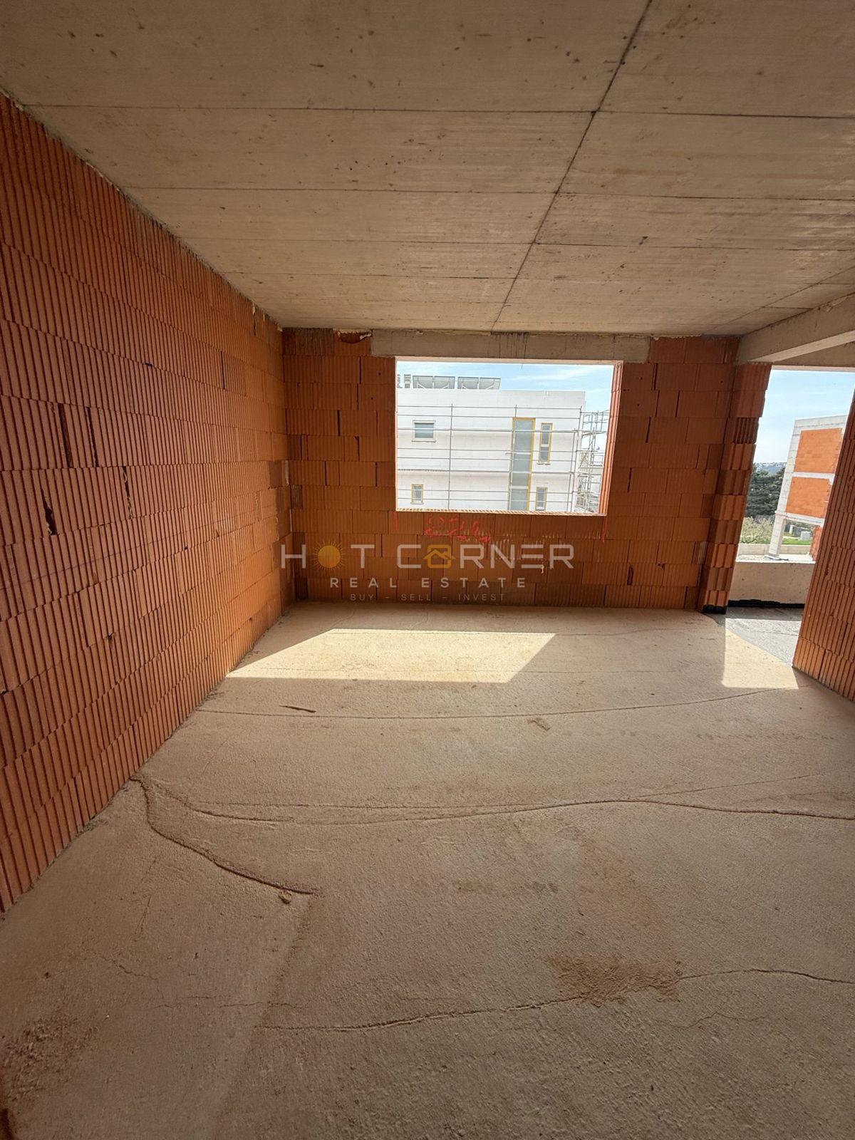 Medulin - appartamento moderno in costruzione nuova, 2 camere da letto, grande terrazza con vista sul mare