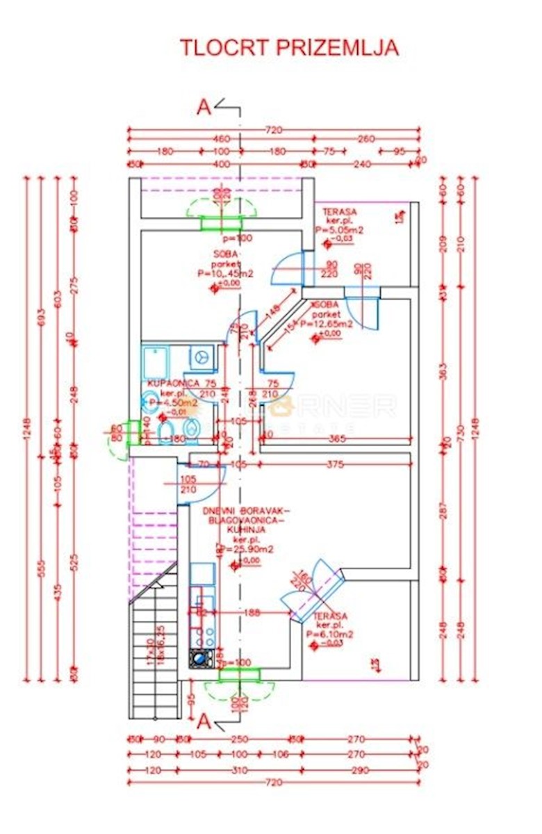 Appartamento Medulin, 75m2