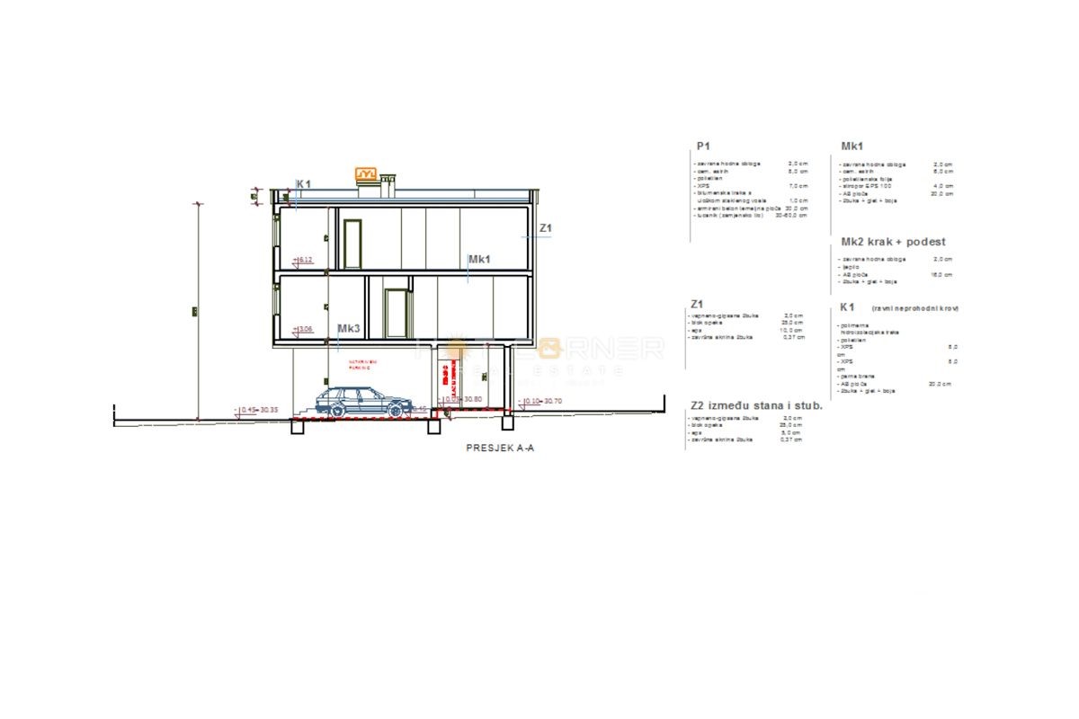 Appartamento Šijana, Pula, 53,53m2