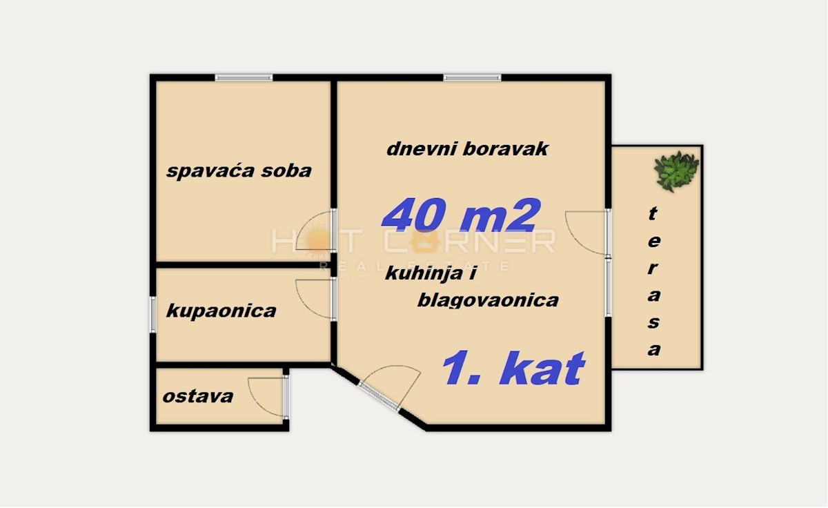 Appartamento Medulin, 40m2