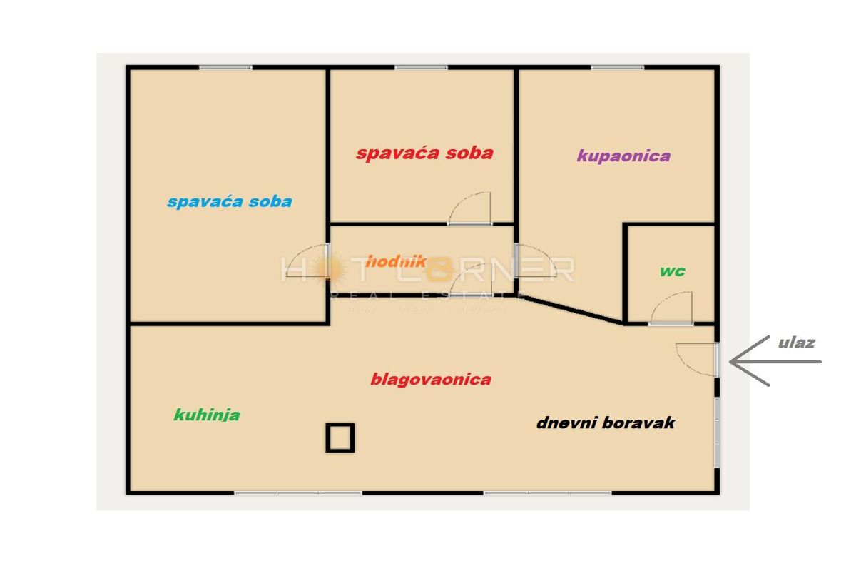 Appartamento Gregovica, Pula, 100m2
