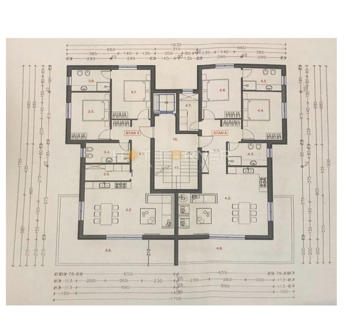 Appartamento Peroj, Vodnjan, 100m2