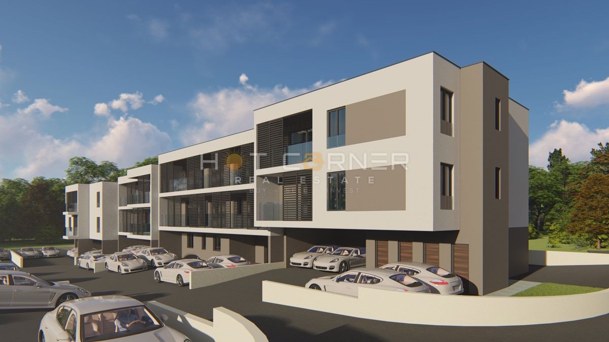 Štinjan, appartamento moderno, 2 camere da letto, grande terrazza, 1 km dal mare