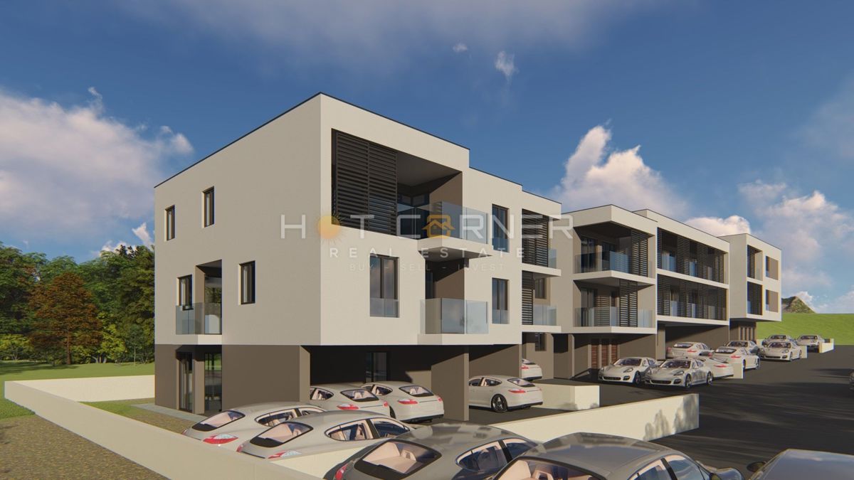 Štinjan, appartamento moderno, 2 camere da letto, grande terrazza, 1 km dal mare