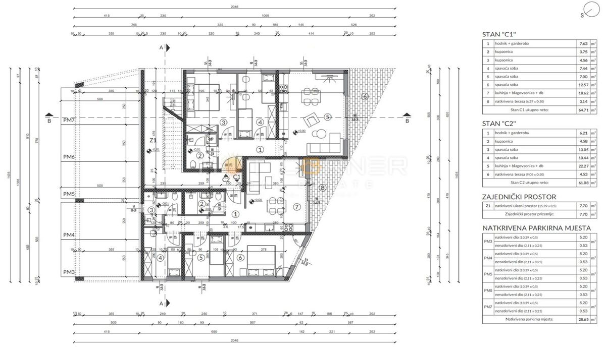 Appartamento Peroj, Vodnjan, 65m2