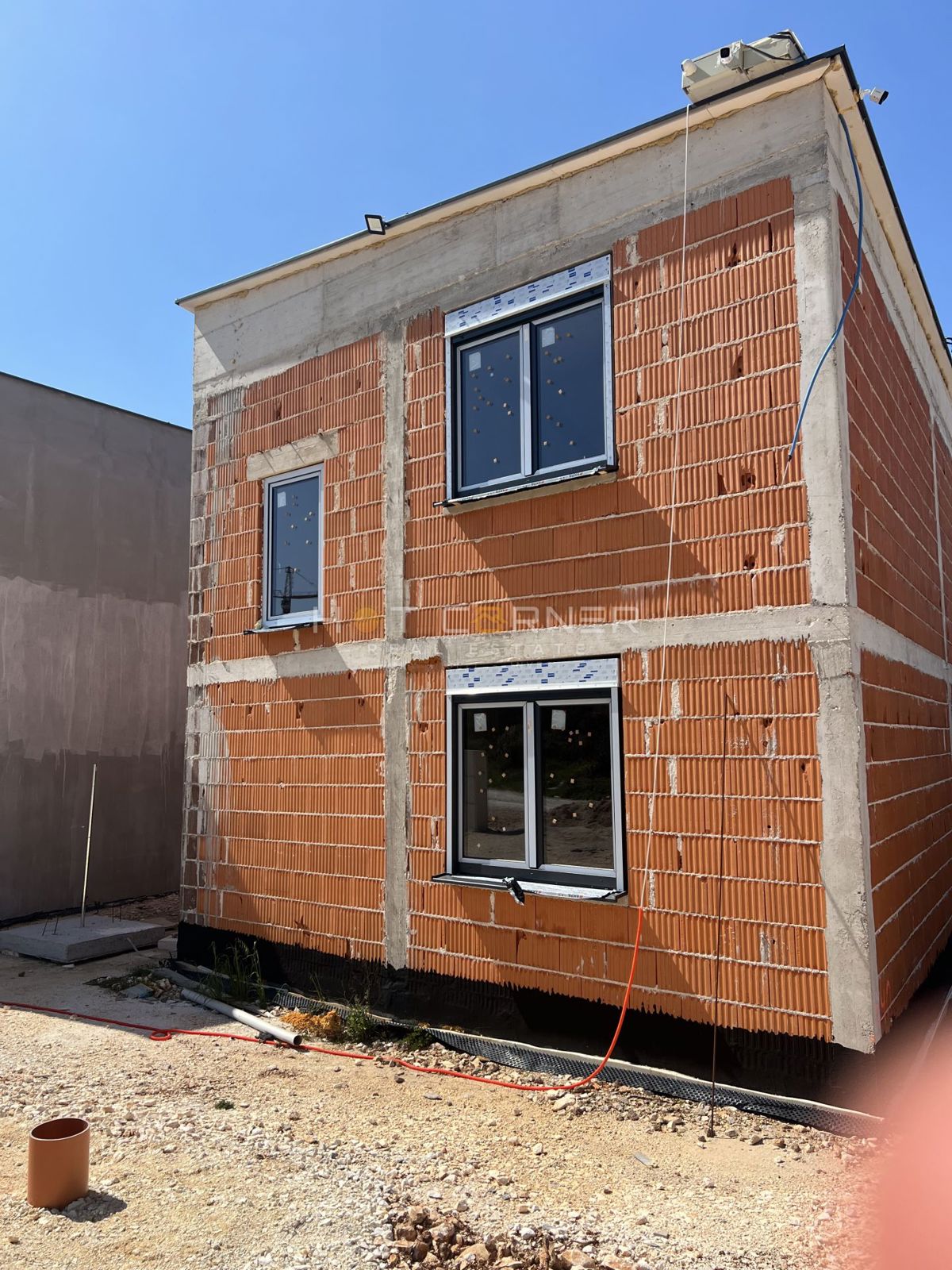Medulin, 650 m dalla spiaggia, 2 camere da letto, terrazza sul tetto, vista mare mozzafiato!