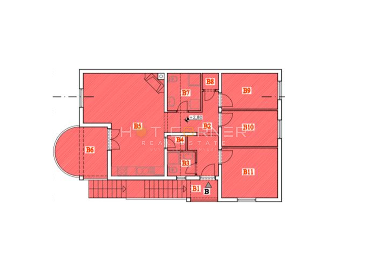 Appartamento Valbandon, Fažana, 79m2