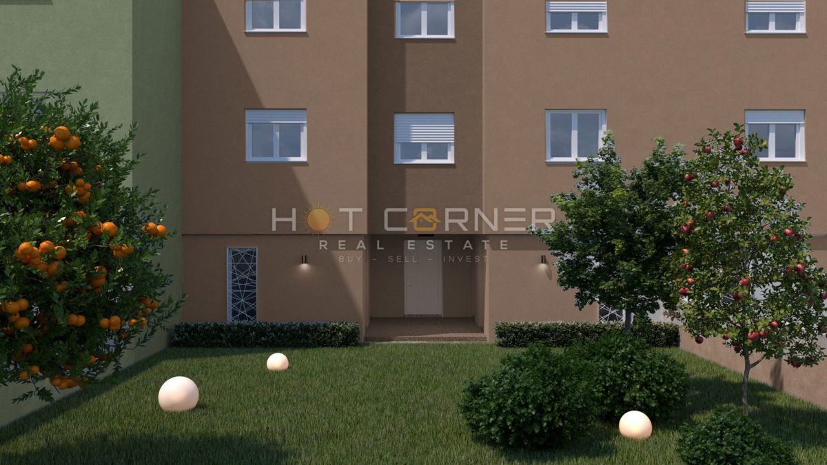 Šijana - moderna nuova costruzione, 1 ° piano, 2 camere da letto, garage