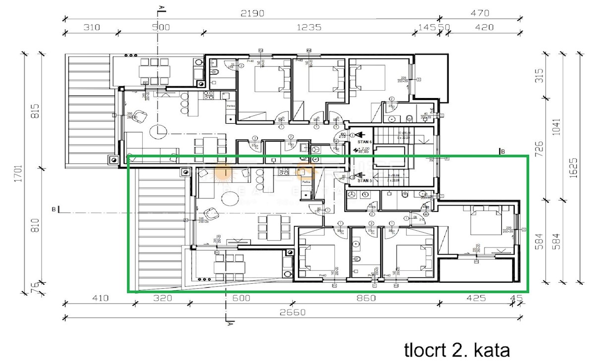 Appartamento Premantura, Medulin, 115m2