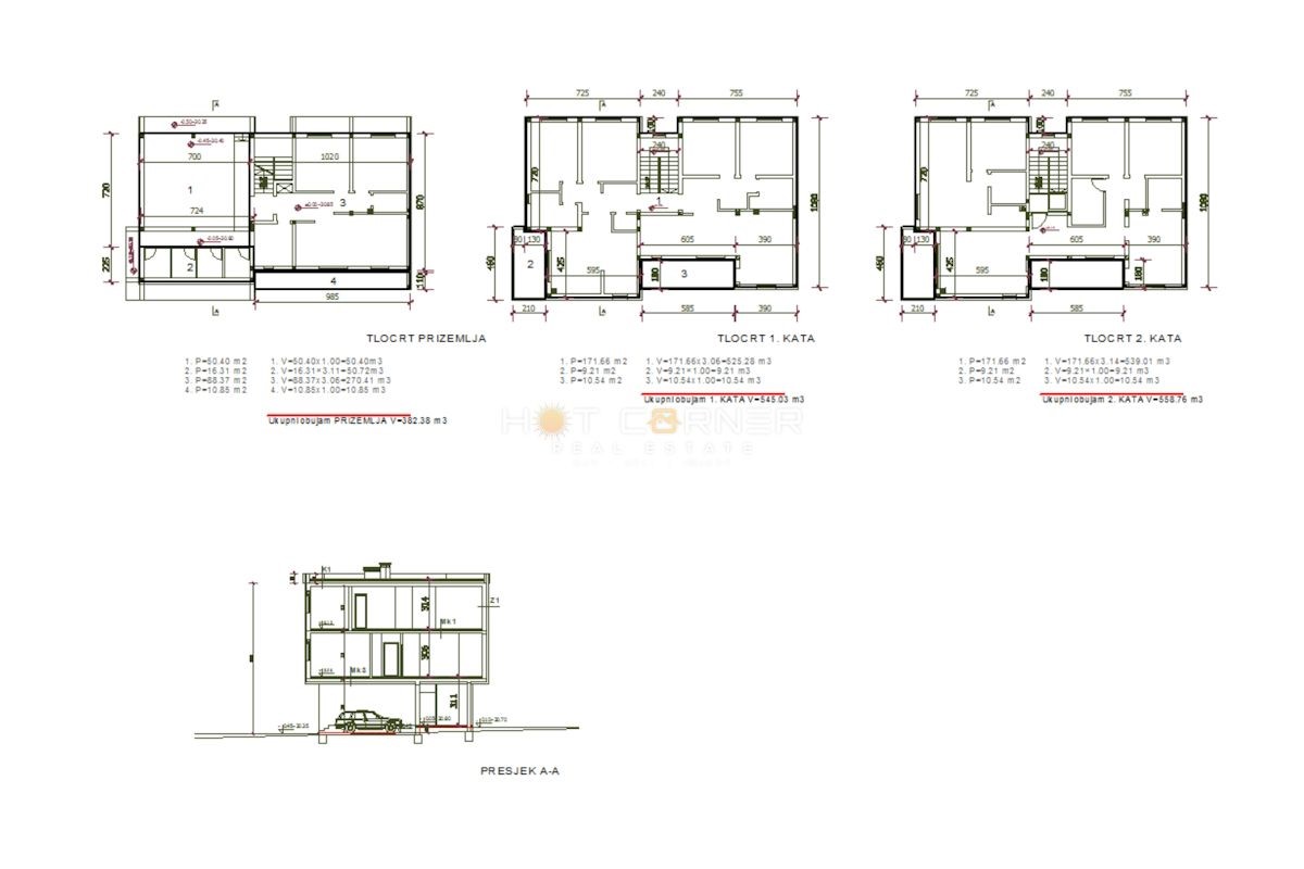 Appartamento Šijana, Pula, 53,53m2