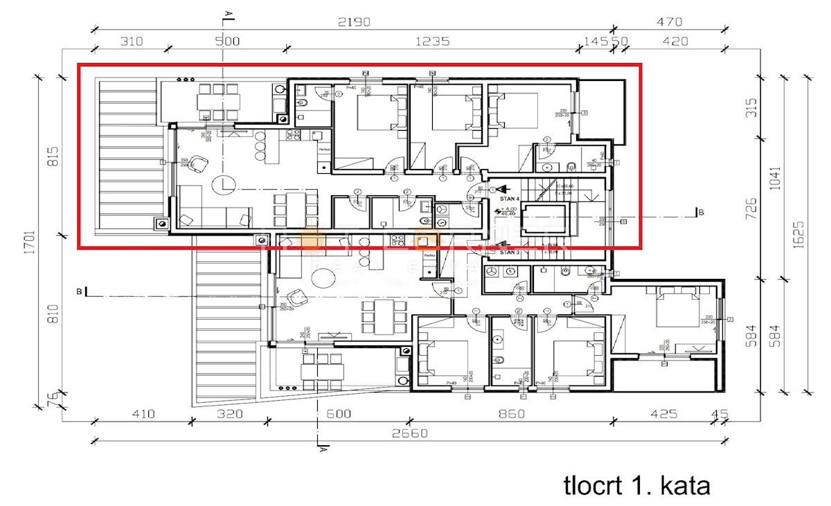 Appartamento Premantura, Medulin, 109m2