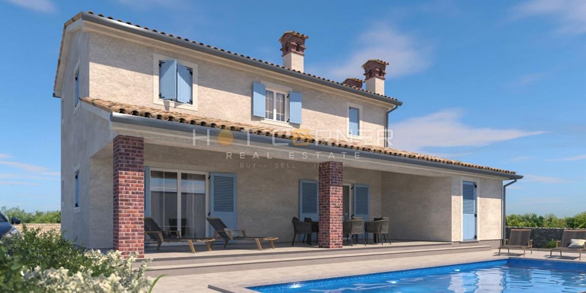 Terreno edificabile con permesso di costruzione definitivo e allacciamenti – Krnica (ISTRAIA)