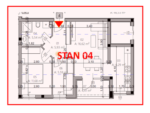 Monvidal, Pola, ottima posizione, 2 camere da letto, loggia, ascensore