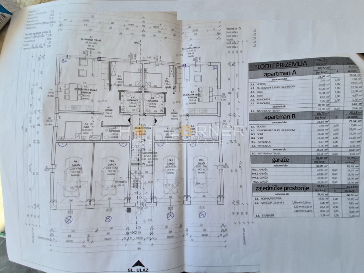 Appartamento Banjole, Medulin, 93m2