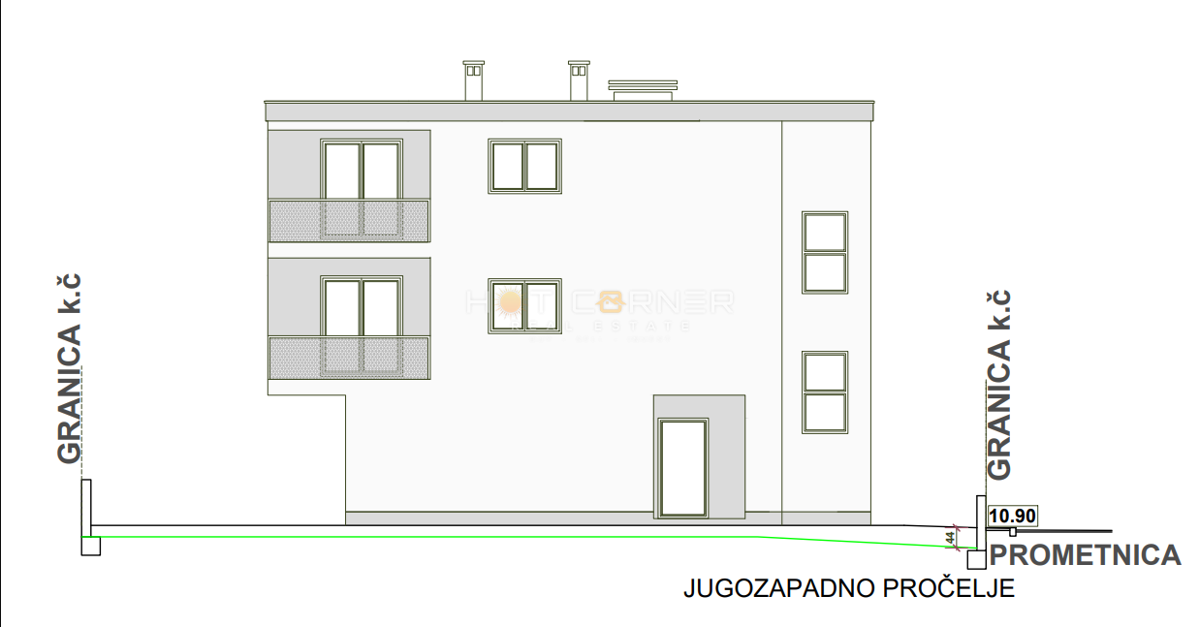 Appartamento Valdebek, Pula, 70,92m2