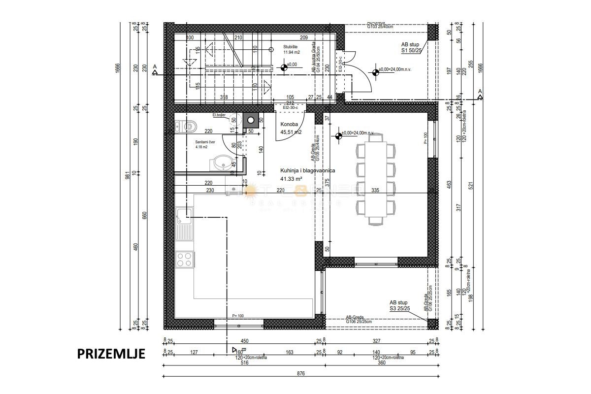 Appartamento Monvidal, Pula, 115m2